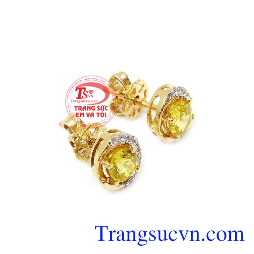 Hoa tai sapphire độc đáo, Hoa tai Sapphire