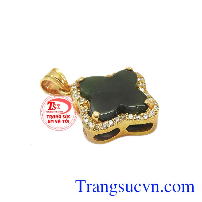 Mặt ngọc vuông thời trang, jadeite-ngọc cẩm thạch