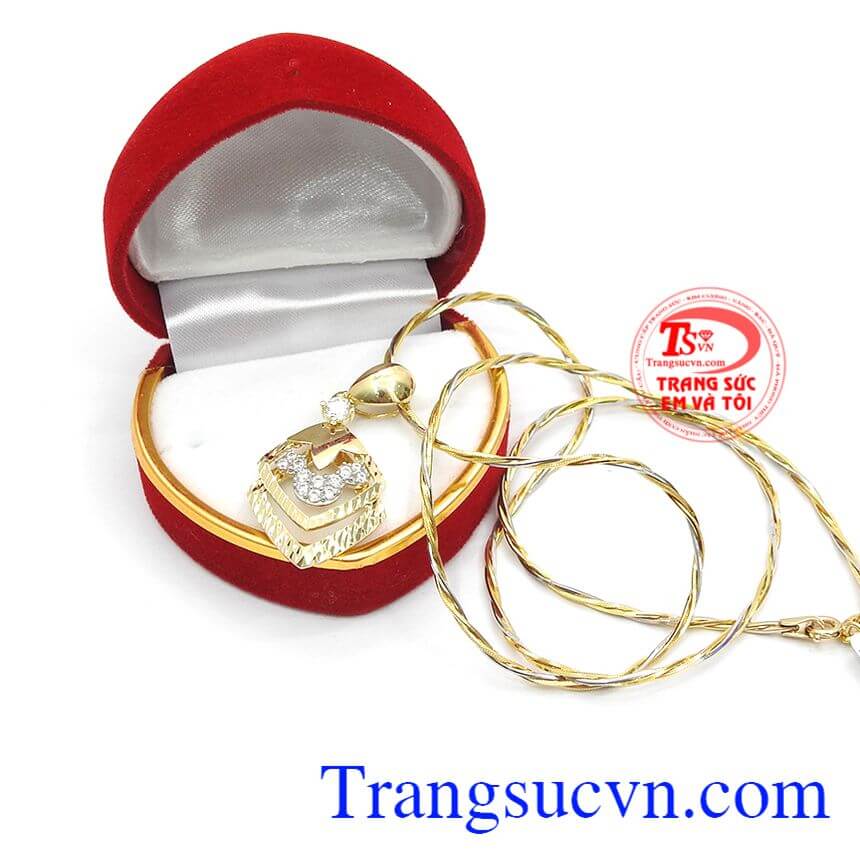 Bộ dây chuyền đẹp sang trọng, trang sức bộ