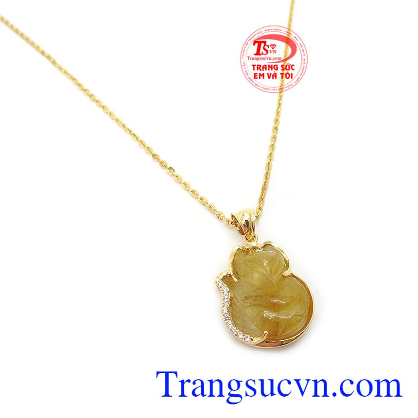 Bộ dây chuyền hồ ly xinh xắn, trang sức bộ