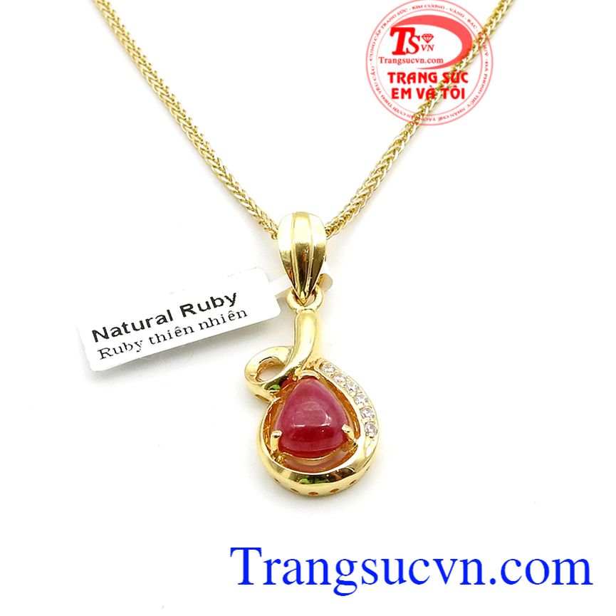 Bộ dây chuyền ruby xinh xắn, trang sức bộ Bộ dây chuyền ruby xinh xắn, trang sức bộ