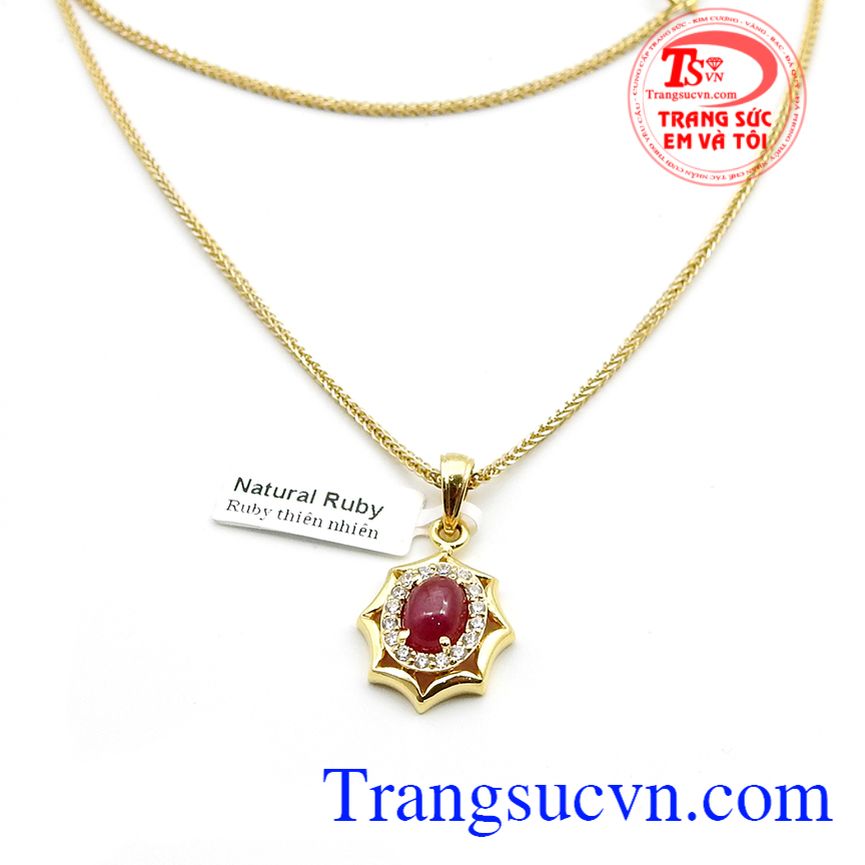 Bộ dây ruby mặt trời size nhỏ, trang sức bộ Bộ dây ruby mặt trời size nhỏ, trang sức bộ