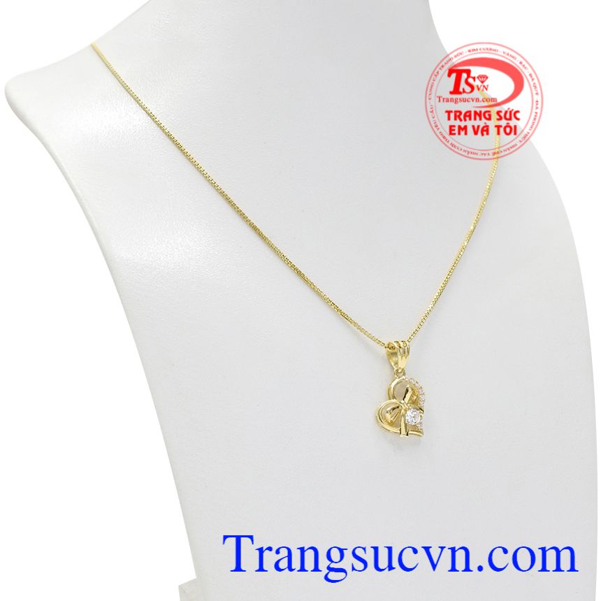 Bộ mặt trái tim đáng yêu, Bộ dây chuyền nữ, Trang sức nữ cao cấp Bộ mặt trái tim đáng yêu, Bộ dây chuyền nữ, Trang sức nữ cao cấp