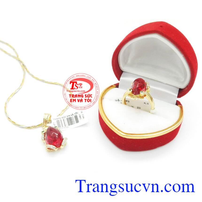 Bộ trang sức cóc ngậm kim tiền, trang sức bộ