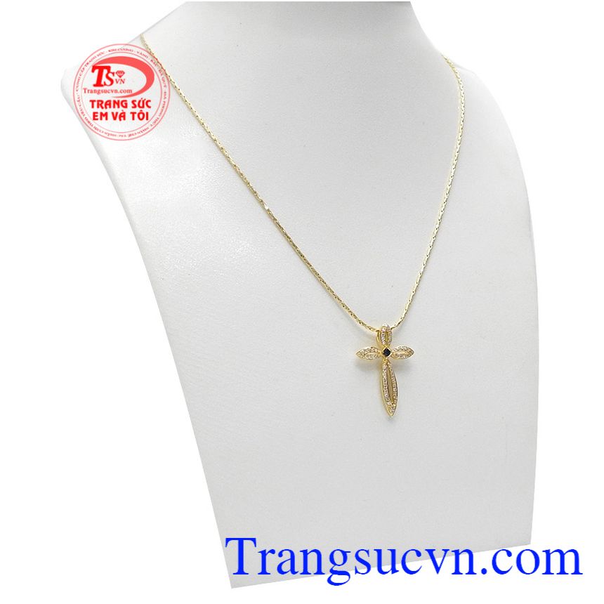 Bộ trang sức thánh giá sapphire thiên nhiên, trang sức bộ, bộ dây chuyền nữ đẹp Bộ trang sức thánh giá sapphire thiên nhiên, trang sức bộ, bộ dây chuyền nữ đẹp