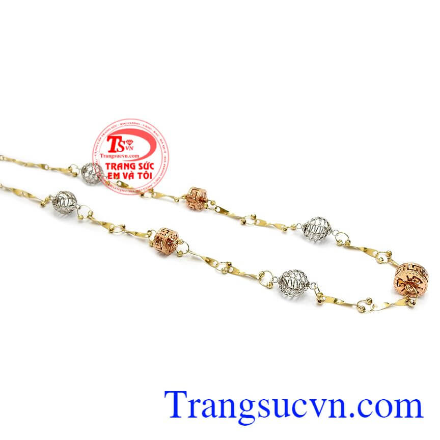 Dây chuyền Italy thời trang, kiềng vàng
