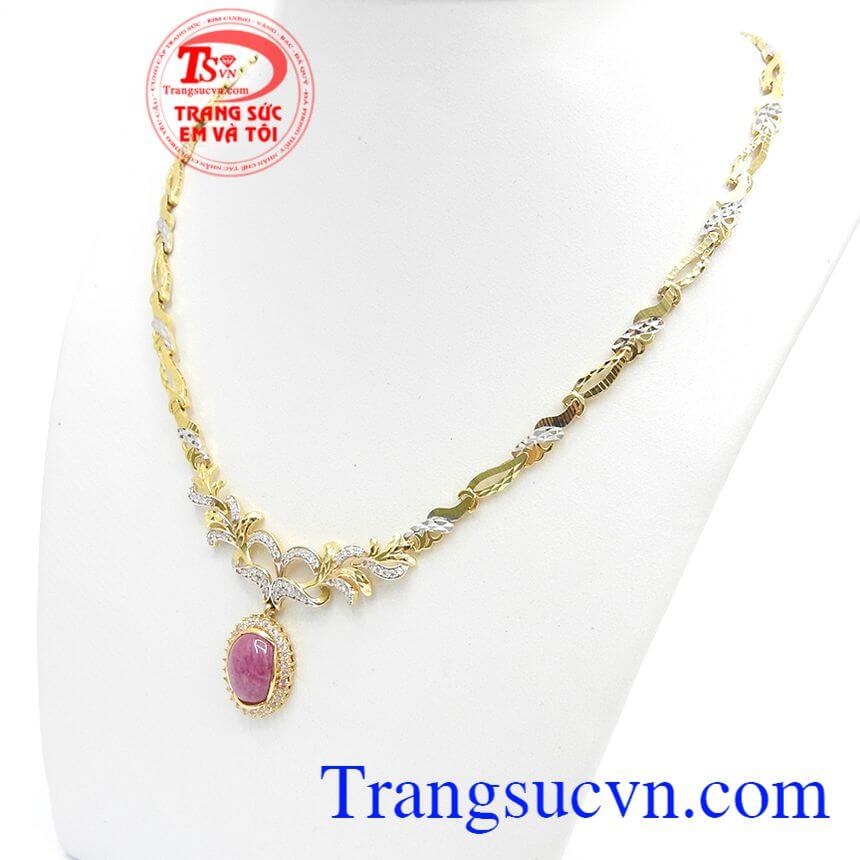 Kiềng Vàng Ruby Sang Trọng, kiềng vàng