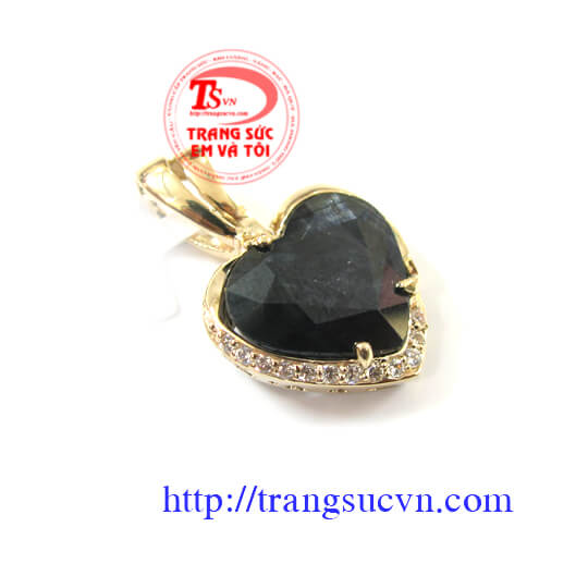 Mặt dây đá sapphire, mặt dây đá saphir Mặt dây đá sapphire, mặt dây đá saphir