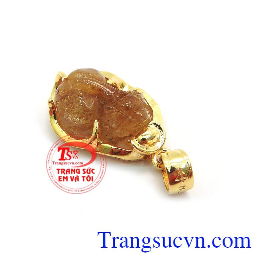 Mặt dây tì hưu chiêu lộc, mặt dây thạch anh Mặt dây tì hưu chiêu lộc, mặt dây thạch anh