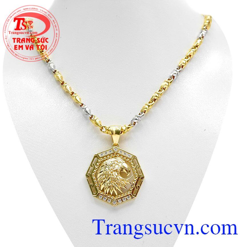 Bộ dây chuyền nam đại bàng cá tính, Bộ dây chuyền nam đẹp, Bộ dây chuyền cá tính phái mạnh