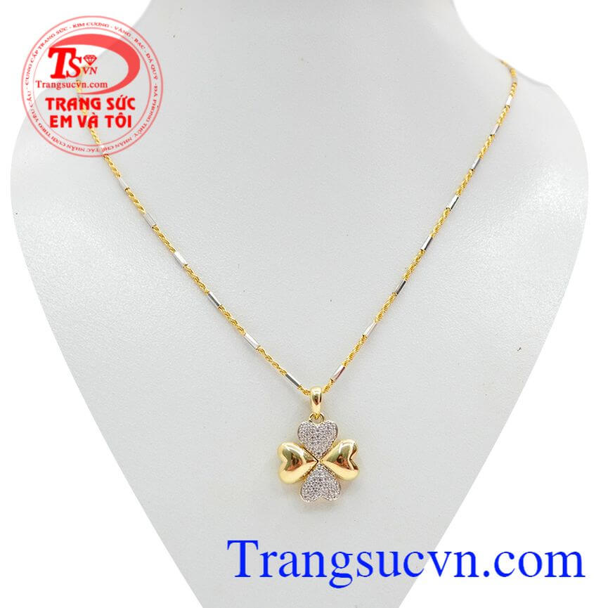 Bộ dây nhập khẩu thời trang mới, Bộ dây kết hợp tinh tế thời trang, Bộ dây chuyền vàng tây cho phái đẹp