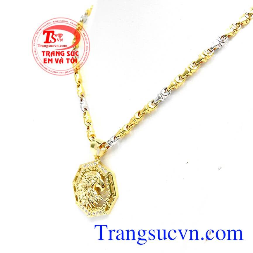 Bộ dây chuyền nam đại bàng cá tính, Bộ dây chuyền nam đẹp, Bộ dây chuyền cá tính phái mạnh