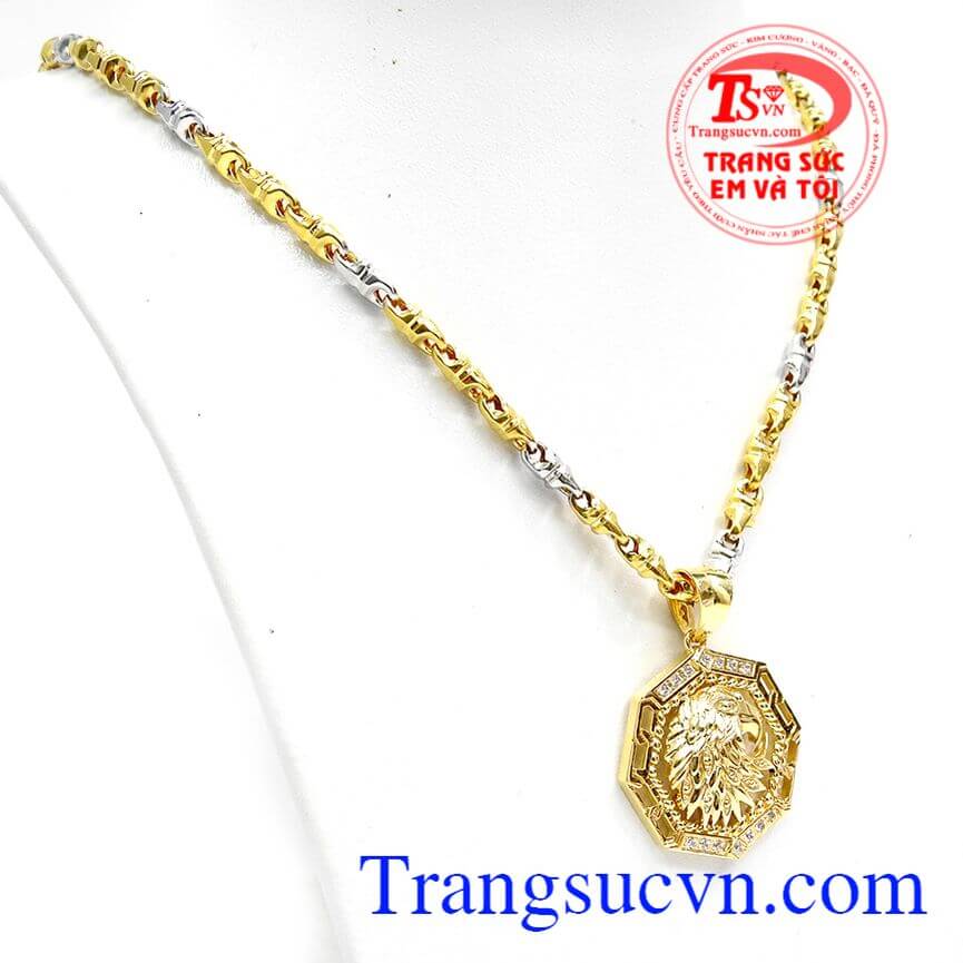 Bộ dây chuyền nam đại bàng cá tính, Bộ dây chuyền nam đẹp, Bộ dây chuyền cá tính phái mạnh