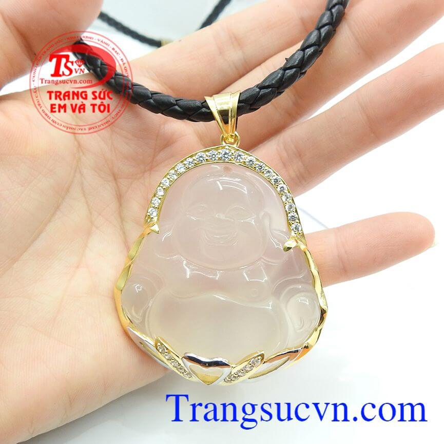 Bộ dây chuyền phật Di Lặc mã não, Bộ dây chuyền nam phong thủy, Bộ dây chuyền nam tinh xảo