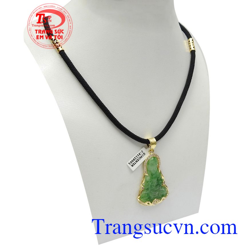 Bộ dây chuyền Phật Bà an yên, Mặt dây chuyền nam, bộ dây ngọc cẩm thạch Bộ dây chuyền Phật Bà an yên, Mặt dây chuyền nam, bộ dây ngọc cẩm thạch