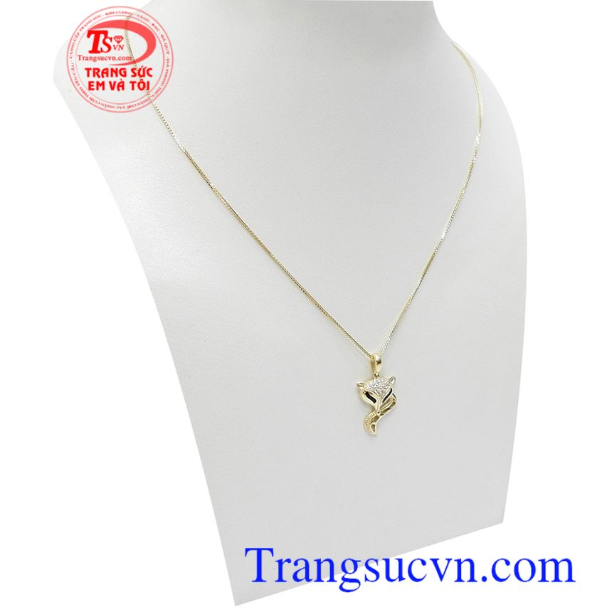 Bộ dây nữ hồ ly tinh tế 10k, trang sức bộ, bộ dây chuyền nữ Bộ dây nữ hồ ly tinh tế 10k, trang sức bộ, bộ dây chuyền nữ