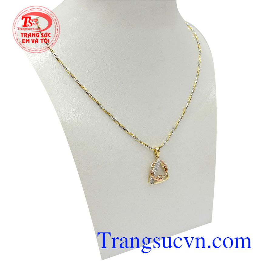 Bộ dây vàng nữ quý phái, bộ dây chuyền nữ, mặt dây vàng đá quý Bộ dây vàng nữ quý phái, bộ dây chuyền nữ, mặt dây vàng đá quý