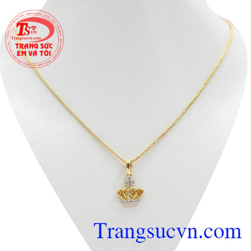 Bộ dây Vương Miện nữ hoàng, Bộ dây chuyền nữ nhập khẩu, Bộ dây chuyền nữ hợp thời trang