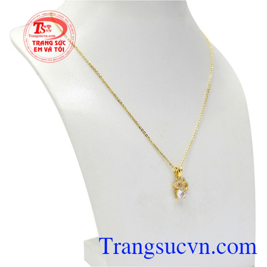 Bộ mặt dây nữ tuổi Tý, Trang sức bộ, Bộ dây chuyền nữ phong cách Bộ mặt dây nữ tuổi Tý, Trang sức bộ, Bộ dây chuyền nữ phong cách