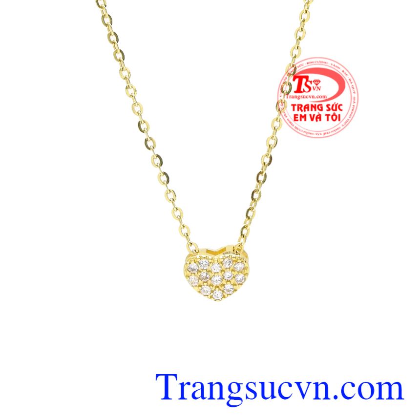 Bộ mặt dây trái tim nhỏ xinh, Bộ dây chuyền nữ, Trang sức bộ cao cấp Bộ mặt dây trái tim nhỏ xinh, Bộ dây chuyền nữ, Trang sức bộ cao cấp