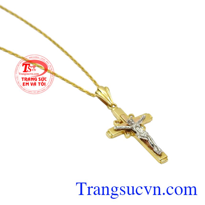 Bộ mặt thánh giá vàng cầu nguyện, Bộ mặt dây thánh giá, Bộ mặt dây công giáo Bộ mặt thánh giá vàng cầu nguyện, Bộ mặt dây thánh giá, Bộ mặt dây công giáo