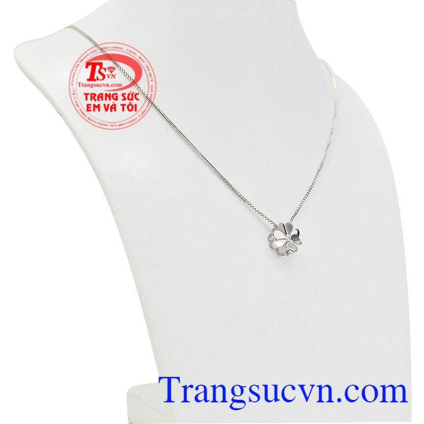 Bộ mặt vàng trắng cỏ bốn lá, Trang sức bộ, Bộ dây chuyền nữ duyên dáng Bộ mặt vàng trắng cỏ bốn lá, Trang sức bộ, Bộ dây chuyền nữ duyên dáng