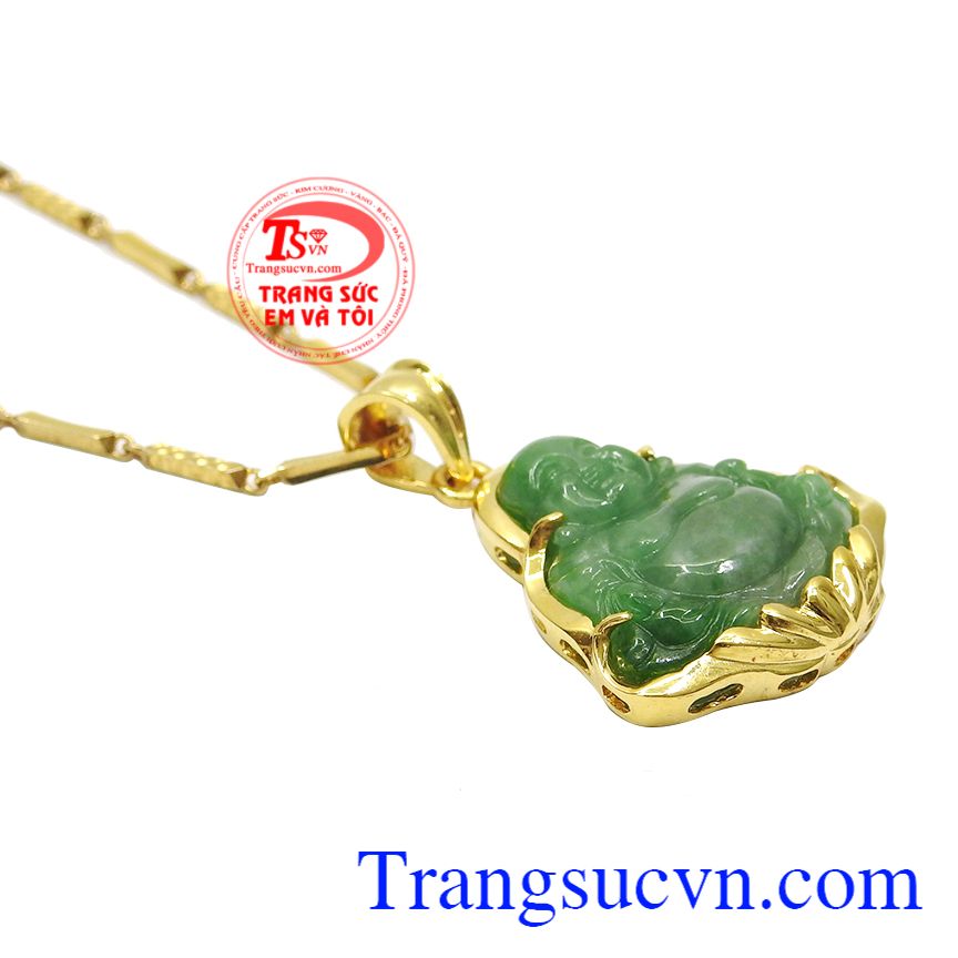 Bộ phật di lặc jadeite an nhiên, Bộ mặt phật di lặc, Mặt phật bọc vàng Bộ phật di lặc jadeite an nhiên, Bộ mặt phật di lặc, Mặt phật bọc vàng