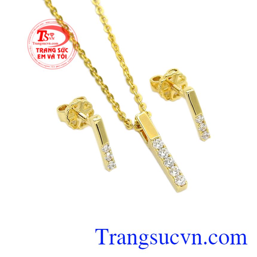 Bộ trang sức thời thượng, Bộ dây chuyền vàng, trang sức nữ thời trang Bộ trang sức thời thượng, Bộ dây chuyền vàng, trang sức nữ thời trang