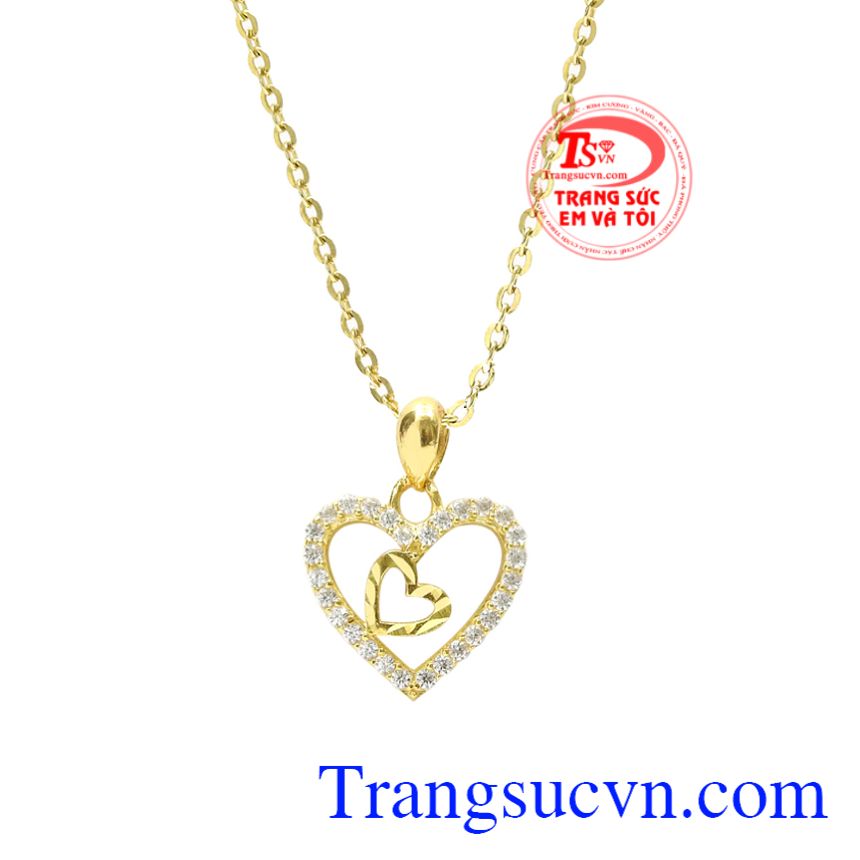 Bộ trang sức trái tim hạnh phúc, Bộ dây chuyền nữ, Trang sức bộ cao cấp Bộ trang sức trái tim hạnh phúc, Bộ dây chuyền nữ, Trang sức bộ cao cấp