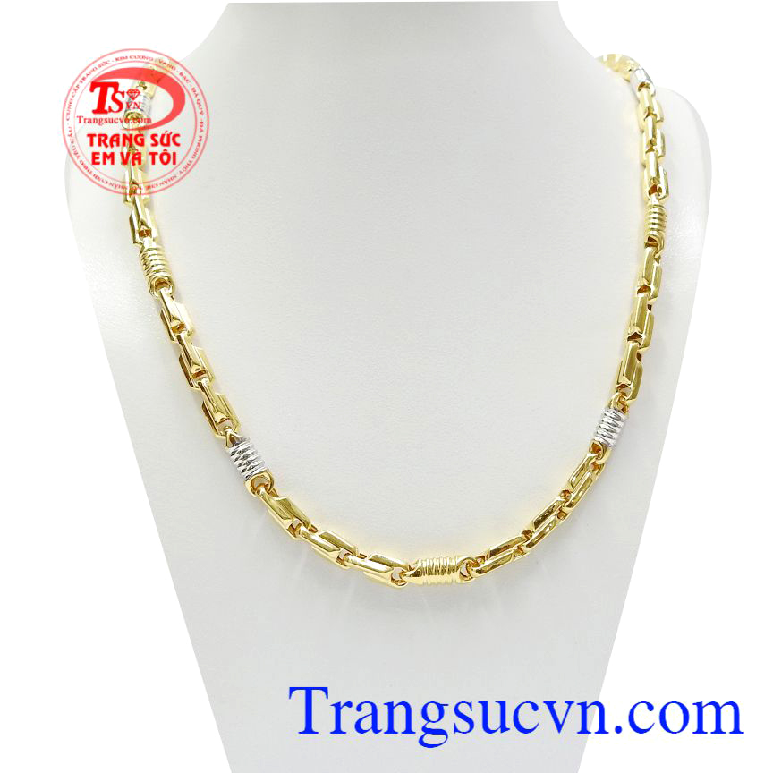 Dây chuyền lịch lãm vàng tây, Dây chuyền nam phá cách, Dây chuyền nam phong cách