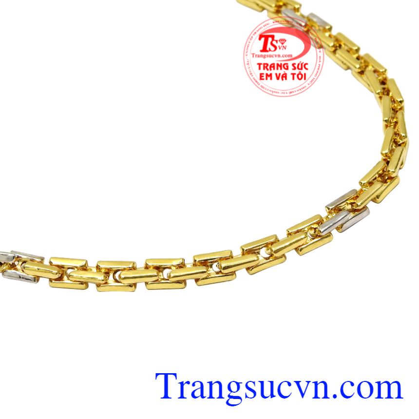 Dây chuyền nam mạnh mẽ vàng tây, Dây chuyền nam tính, Dây chuyền nam quyền lực