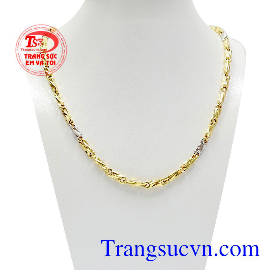 Dây chuyền vàng ấn tượng phái mạnh, Dây chuyền nam đẹp, Dây chuyền nam vàng mạnh mẽ