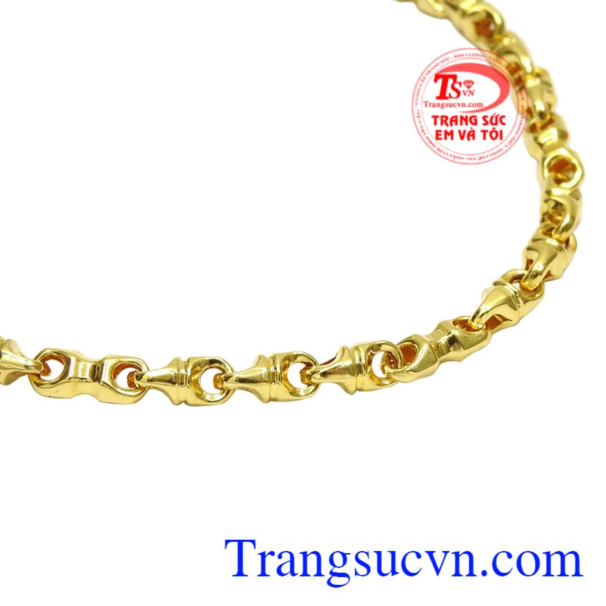 Lắc tay thời trang phái mạnh, Lắc tay nam vàng lịch lãm, Lắc tay vàng nam