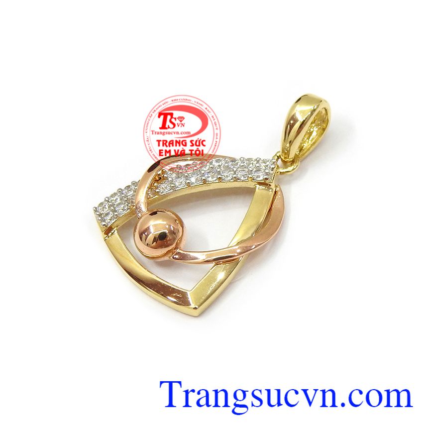 Mặt dây vàng tây quý phái 18k, mặt dây chuyền vàng, mặt dây nữ sang trọng Mặt dây vàng tây quý phái 18k, mặt dây chuyền vàng, mặt dây nữ sang trọng