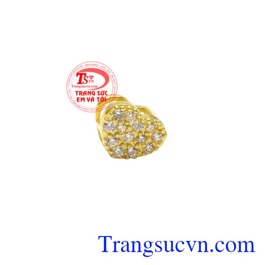 Mặt dây vàng trái tim nhỏ xinh, Mặt dây chuyền nữ, Mặt dây vàng sang trọng Mặt dây vàng trái tim nhỏ xinh, Mặt dây chuyền nữ, Mặt dây vàng sang trọng