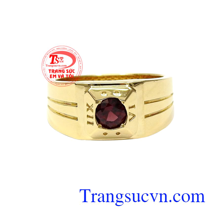Nhẫn nam granat lịch lãm, Nhẫn nam đá quý, Nhẫn nam thành đạt Nhẫn nam granat lịch lãm, Nhẫn nam đá quý, Nhẫn nam thành đạt