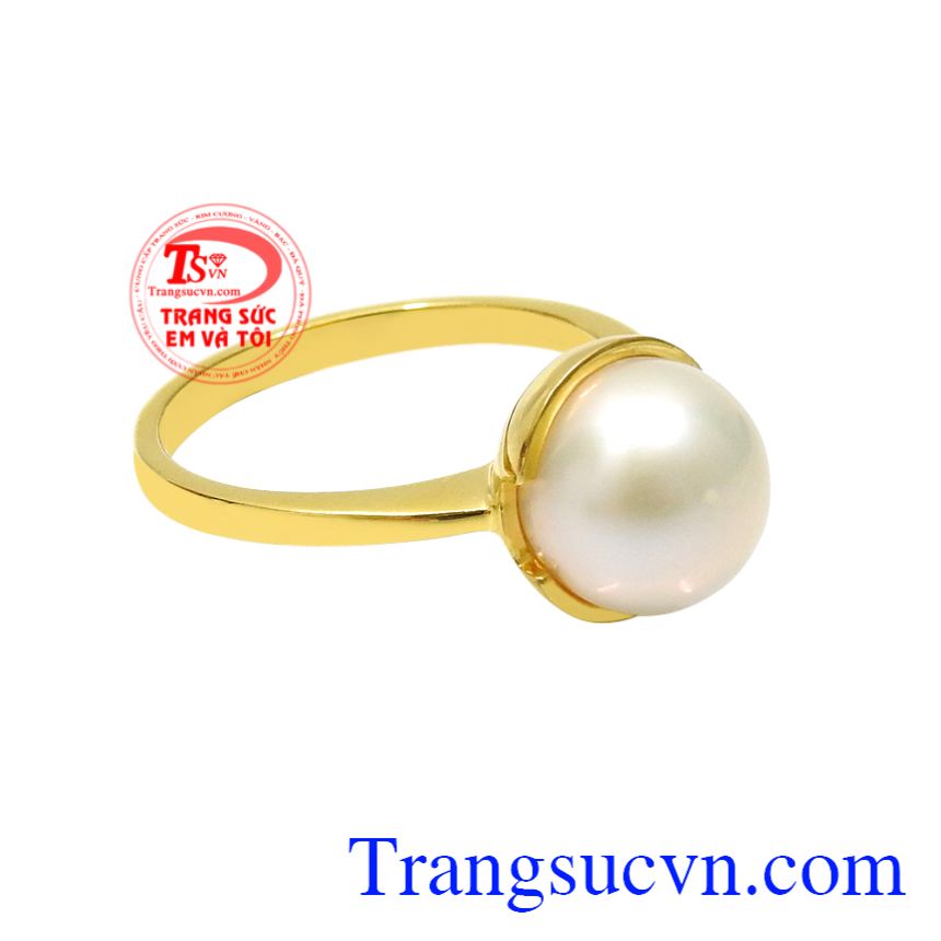 Nhẫn ngọc trai chất lượng, Nhẫn ngọc trai nữ tính, Nhẫn nữ vàng phú quý Nhẫn ngọc trai chất lượng, Nhẫn ngọc trai nữ tính, Nhẫn nữ vàng phú quý