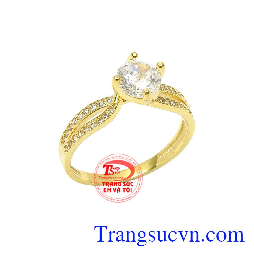 Nhẫn vàng màu thanh tú, Nhẫn vàng tây nữ, Nhẫn nữ vàng thời trang Nhẫn vàng màu thanh tú, Nhẫn vàng tây nữ, Nhẫn nữ vàng thời trang