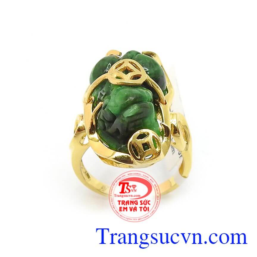 Nhẫn v&agrave;ng nữ Tỳ Hưu, Nhẫn Nữ Tỳ Hưu, Nhẫn nữ v&agrave;ng thịnh vượng