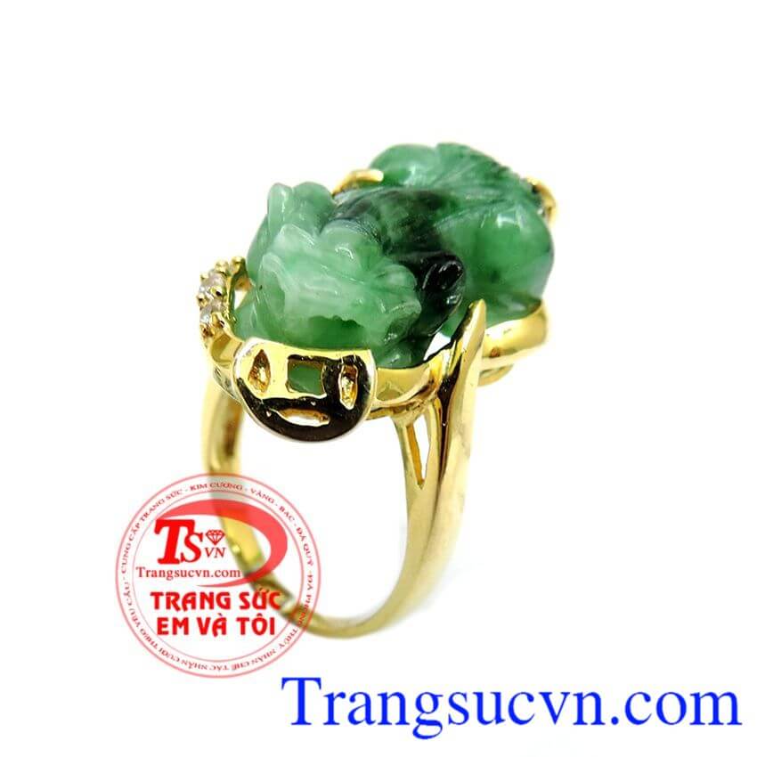 Nhẫn vàng Tỳ hưu Ngọc, Nhẫn Nữ Tỳ Hưu, nhẫn nữ vàng tài lộc Nhẫn vàng Tỳ hưu Ngọc, Nhẫn Nữ Tỳ Hưu, nhẫn nữ vàng tài lộc