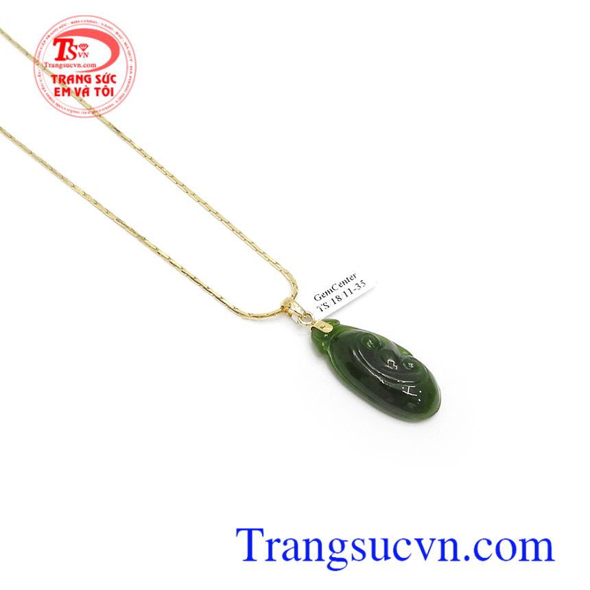 Bộ dây chuyền Nephrite tài lộc, Trang sức bộ Bộ dây chuyền Nephrite tài lộc, Trang sức bộ