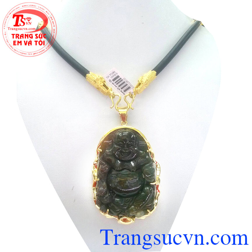 Bộ mặt phật đá quý sapphir may mắn, Bộ trang sức vàng nam Bộ mặt phật đá quý sapphir may mắn, Bộ trang sức vàng nam
