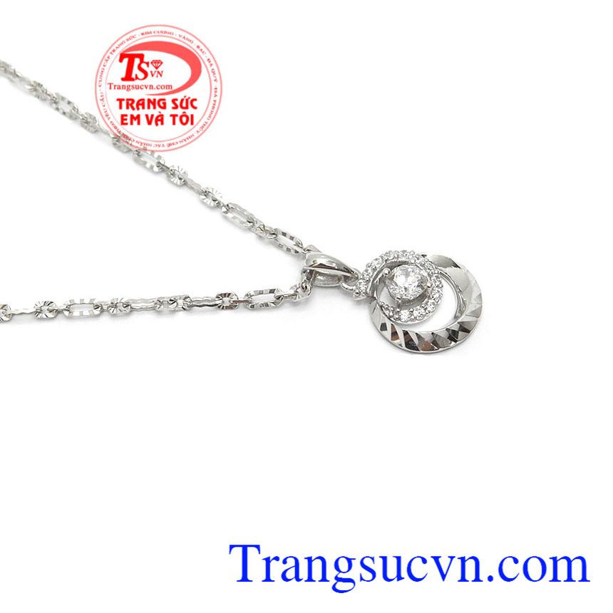 Bộ dây chuyền vàng trắng đẹp, Trang sức bộ Bộ dây chuyền vàng trắng đẹp, Trang sức bộ