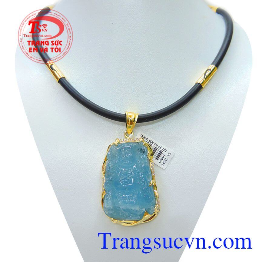 Bộ dây da đá aquamarine sang trọng, Bộ trang sức vàng nam Bộ dây da đá aquamarine sang trọng, Bộ trang sức vàng nam