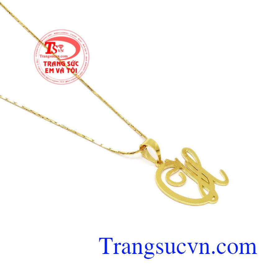 Bộ mặt dây chuyền chữ CH, Trang sức bộ Bộ mặt dây chuyền chữ CH, Trang sức bộ
