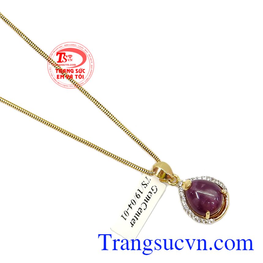 Bộ mặt dây đá Ruby,Trang sức bộ,Trang sức nữ