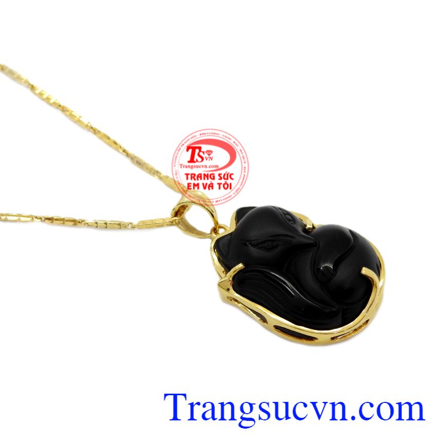 Bộ mặt dây hồ ly bọc vàng, Trang sức bộ