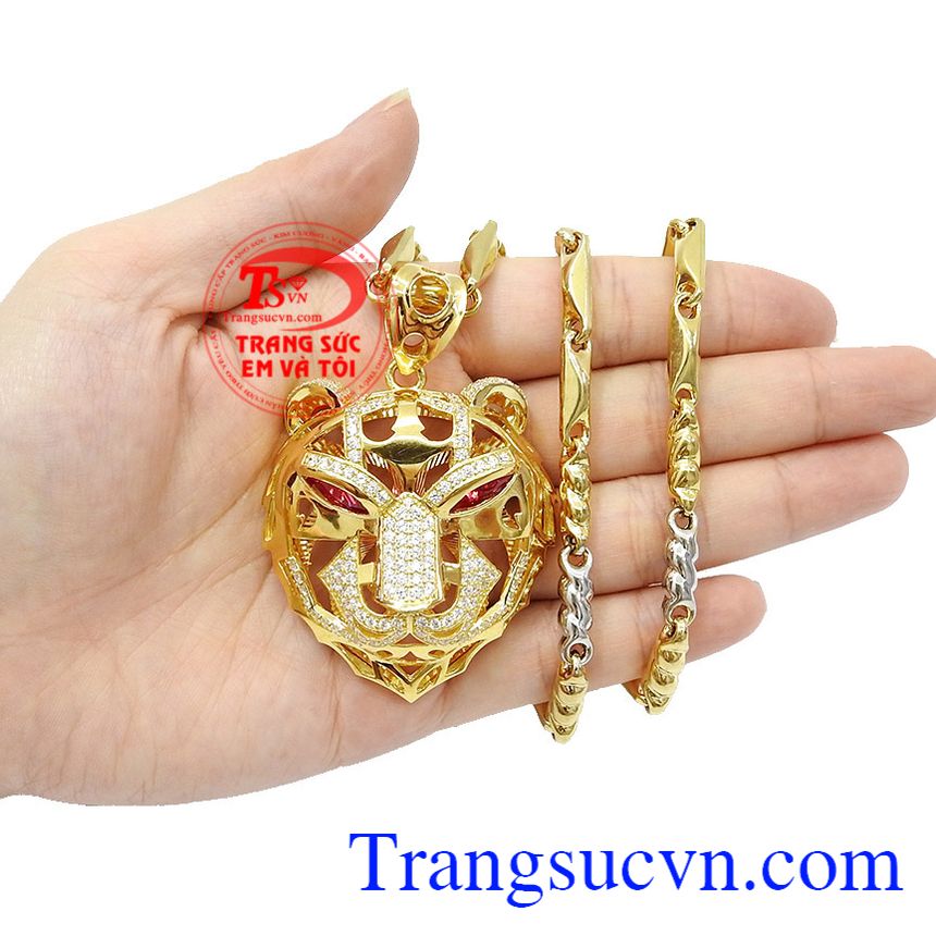 Bộ mặt dây hổ mạnh mẽ,Trang sức bộ,Bộ trang sức nam Bộ mặt dây hổ mạnh mẽ,Trang sức bộ,Bộ trang sức nam