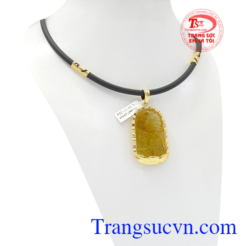 Bộ mặt dây Phật bản mệnh bọc vàng, Bộ trang sức vàng nam