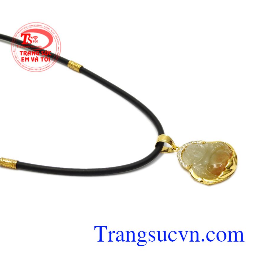 Bộ mặt dây phật Di Lặc đẹp, Bộ trang sức vàng nam Bộ mặt dây phật Di Lặc đẹp, Bộ trang sức vàng nam